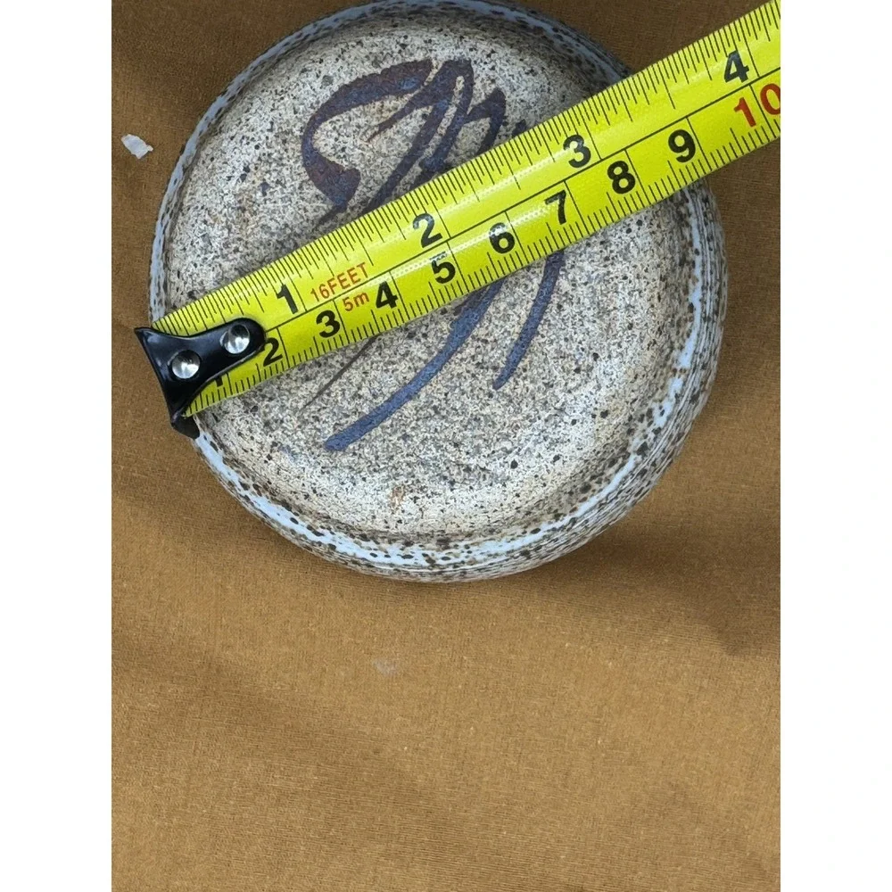 VTG 1970's J. Wells Studio‎ Art Pottery French Style Stoneware Garlic Keeper Jar